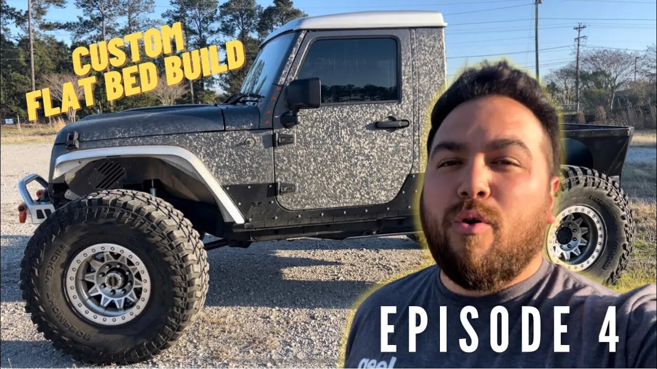 We are SO CLOSE! - Building a custom flat bed Jeep - Episode 4