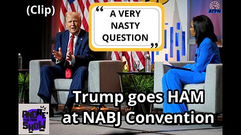 TRUMP GOES HAM AT NABJ CONVENTION - Andre Tha Man Show (clip)