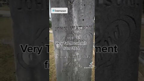 Mason from the 19th Century. Large Monument 1886. #monument #graveyard #mason #19thcentury #resting