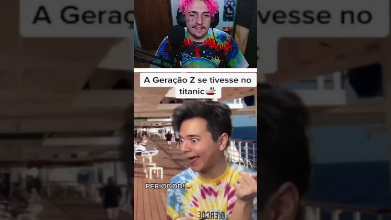 A Geração De Hoje No TITANIC 😂 - REACT MORIMURA