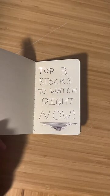 Watch These 3 Stocks Right Now!!