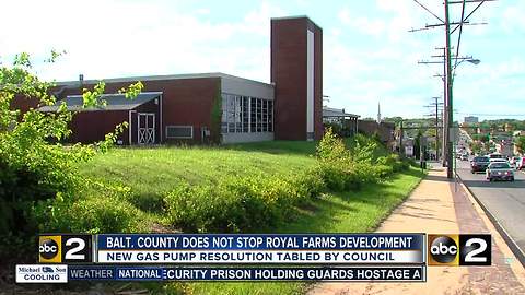 County Council tables vote on Towson Royal Farms