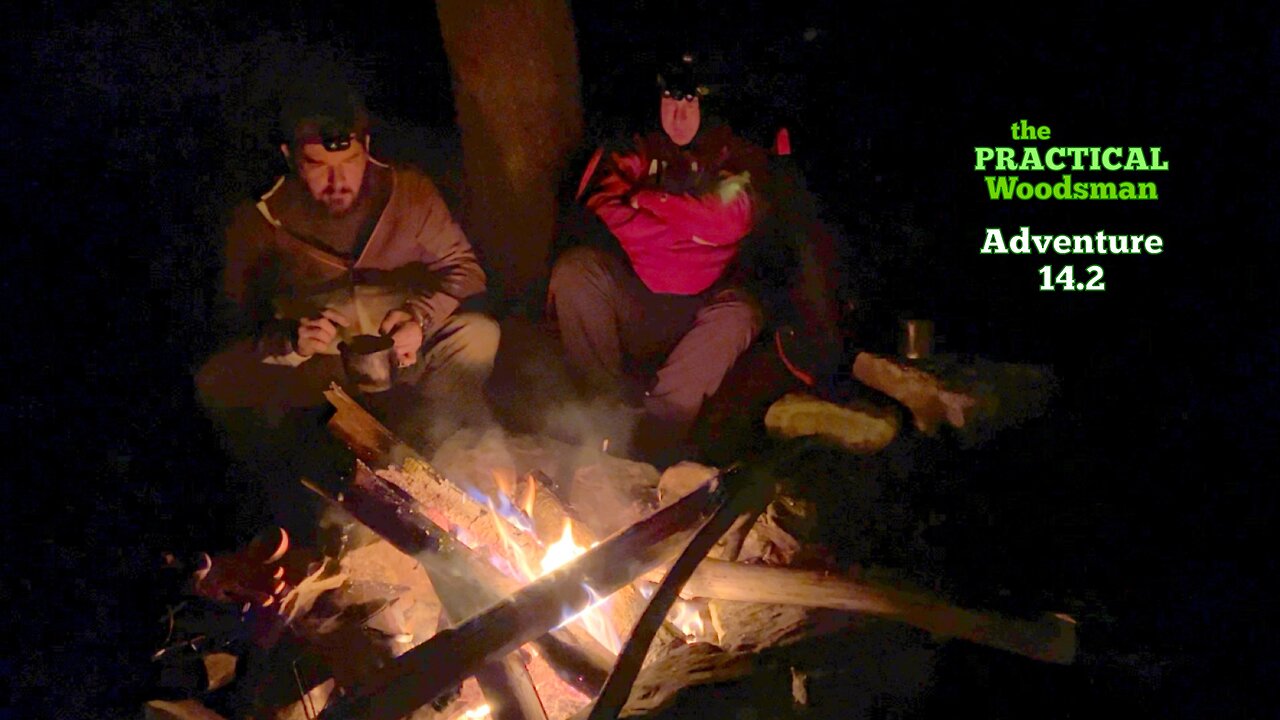 Waterfall Camp at Night, Freezing Temps