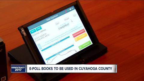 E-Poll books to see citywide use in Cleveland's mayoral primary
