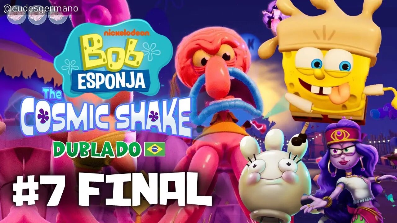 Bob Esponja The Cosmic Shake - Parte 7 Mundo da Luva Geleia + Final (Dublado PTBR)