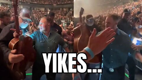 Zach Bryan Kicks Out Fan Who Tried Grabbing His Guitar