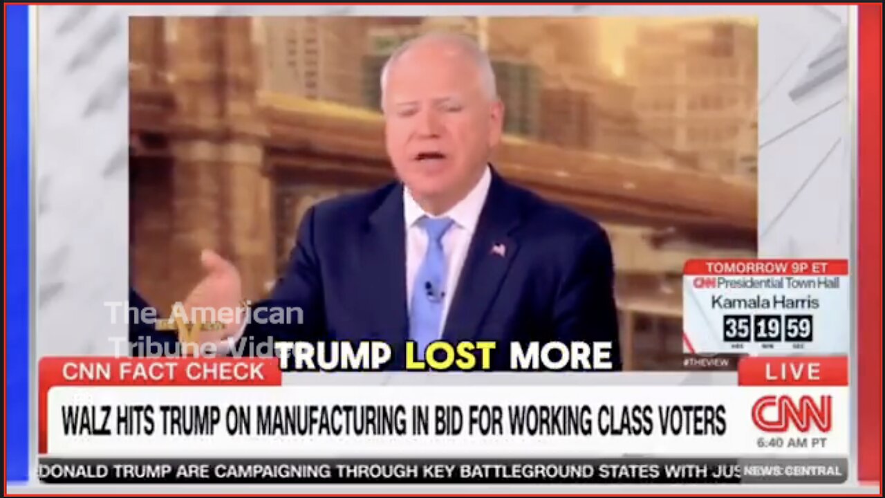 CNN Just Busted Tim Walz For "Blatant" Lie, Fact Checks VP Nom's Insane Misrepresentation