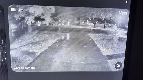 Garage Camera Capturing the Winds of Hurricane Milton