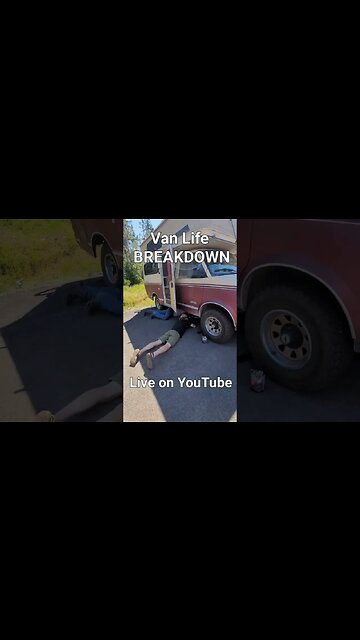 VAN LIFE BREAKDOWN! On our New YT video! Go check it out! #vanlife #offgridliving #rvlife #shorts