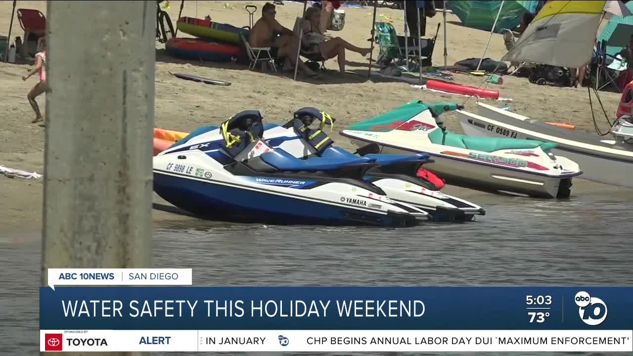 Following 2 jet ski crashes, police urge caution on the water during Labor Day weekend