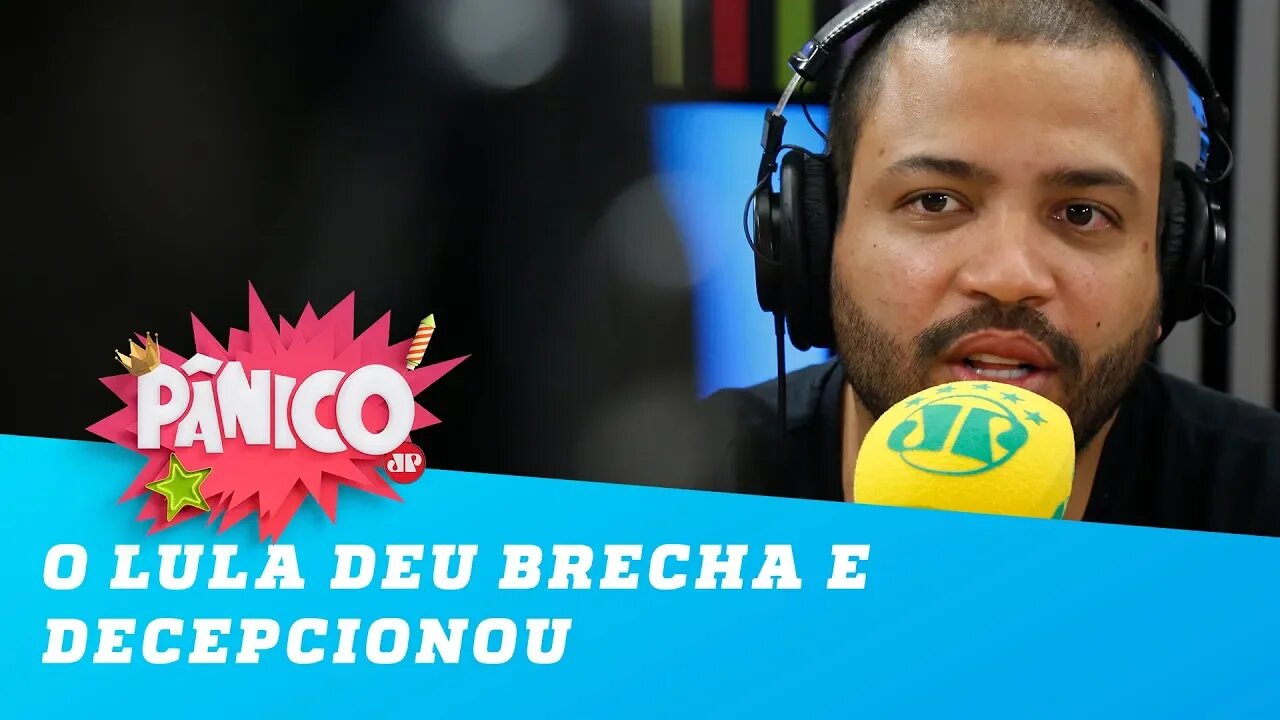 "O Lula deu brecha e decepcionou quem votou nele", diz Projota