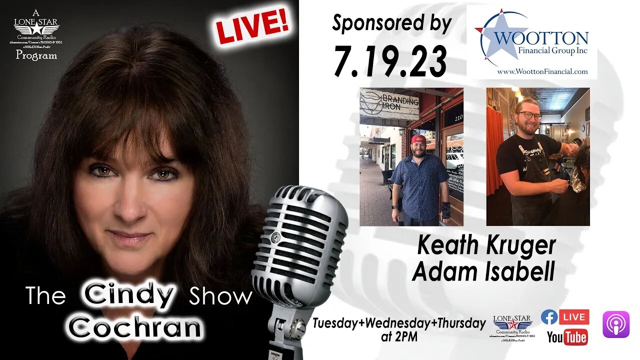 7.19.23 - Whats Happening in Downtown Conroe with Guests! - The Cindy Cochran Show