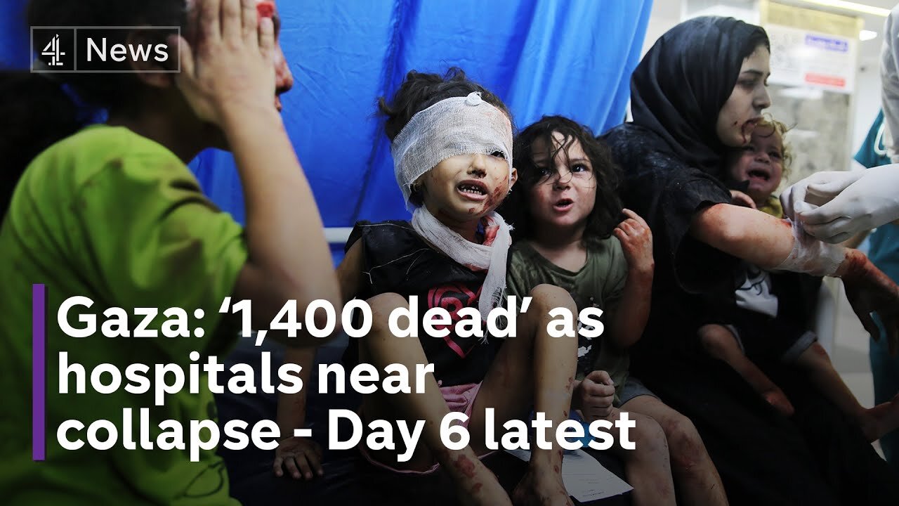 Israel troops mass on Gaza border as hospitals near collapse