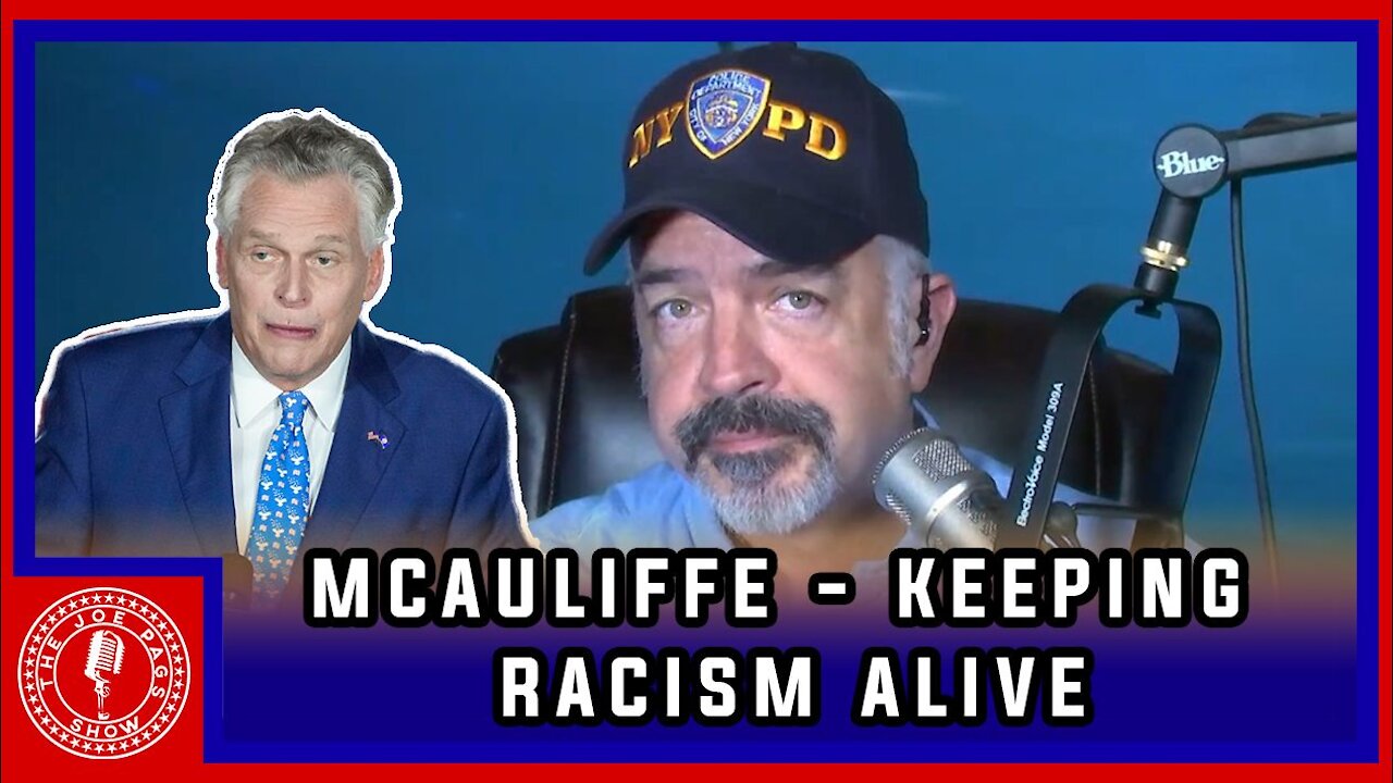 Monologue on RACIST McAuliffe Comments