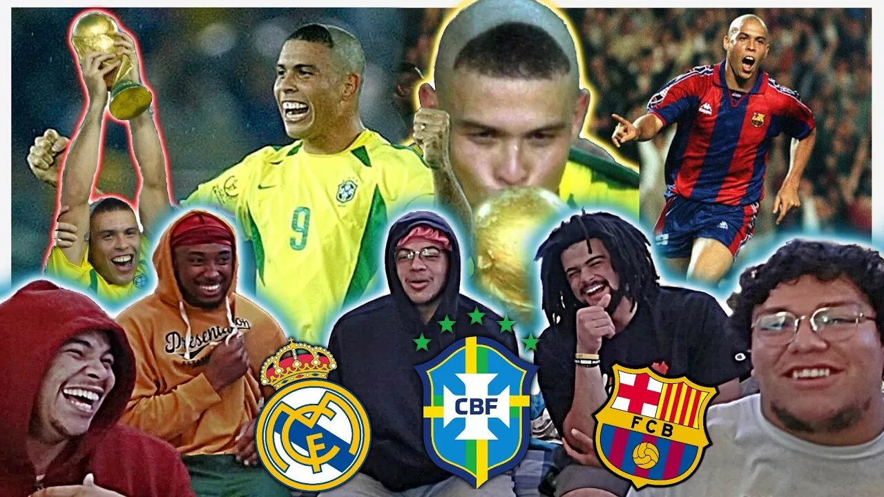 AMERICAN FOOTBALL PLAYERS REACT TO RONALDO FENOMENO LEGENDARY MOMENTS