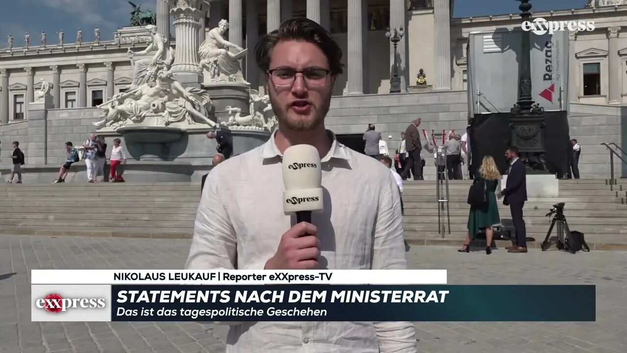 Statements nach dem Ministerrat, Das ist das tagespolitische Geschehen