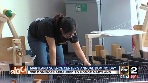 Domino Day at Maryland Science Center