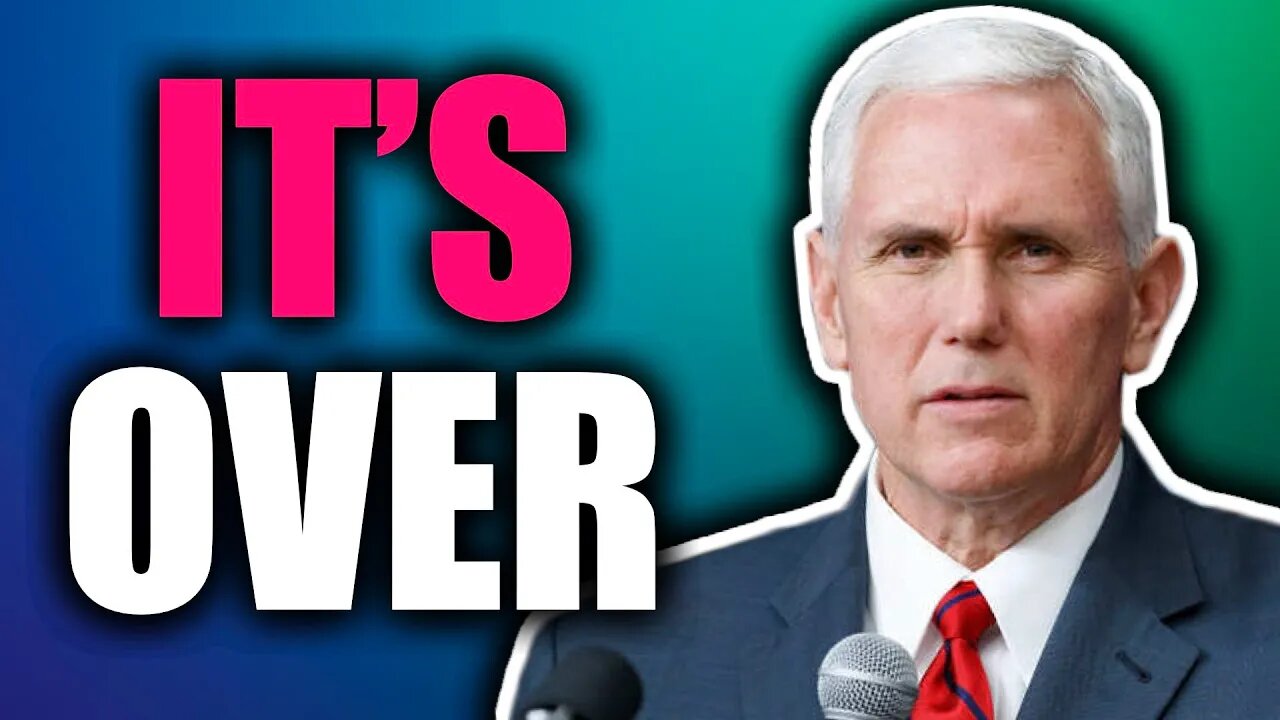 JUST IN: Mike Pence FINALLY Exposes The Truth...
