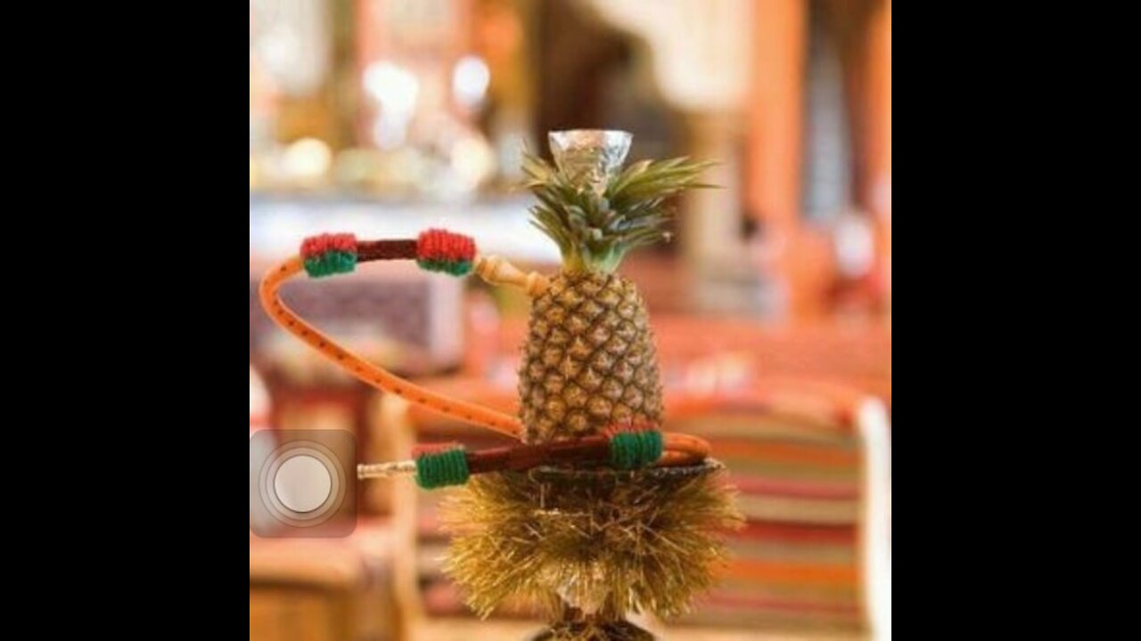 The most beautiful and creative ways to make shisha from the head of fruits 😍🔥🍍