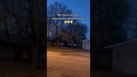 Abandoned Neighborhood with over 100 houses 😳😳😳
