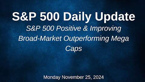 S&P 500 Daily Market Update Monday November 25, 2024