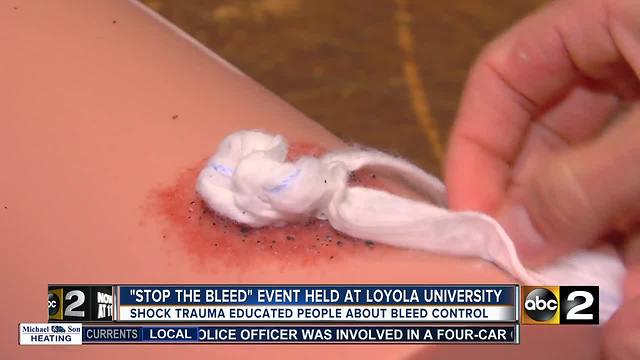 Students trained to stop the bleed and save lives