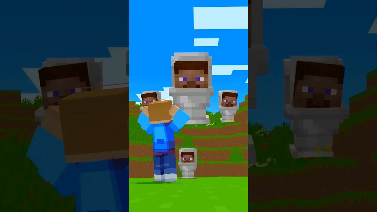 SKIBIDI TITAN VS CAMERMAN TITAN PART1 #minecraftanimation #minecraftmemes #animation #minecraft