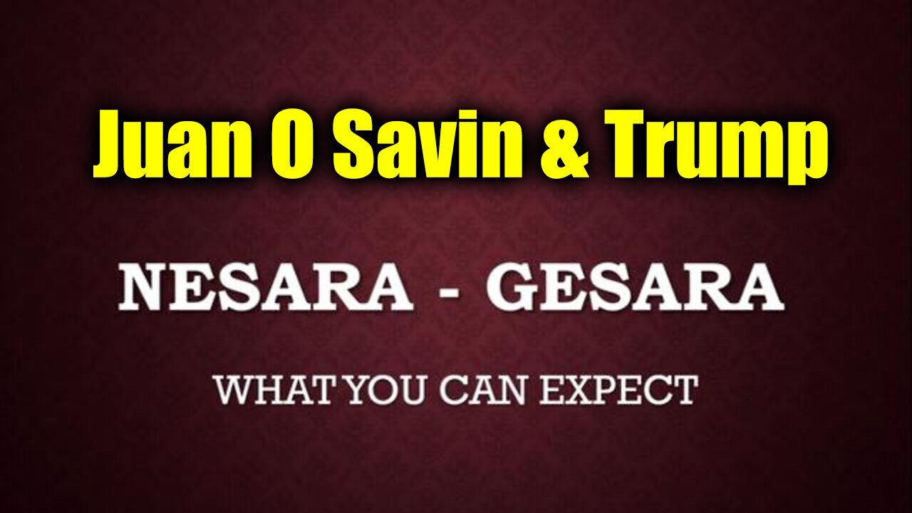 Juan O Savin And Donald Trump - Nesara - What's Next - 9/27/24..