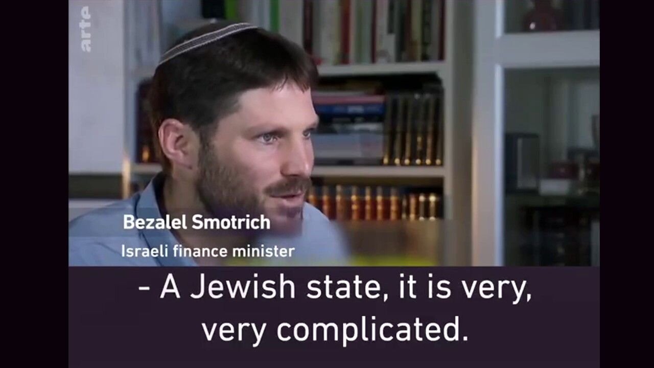 Israeli Finance Minister Smotrich confirms his belief in the Greater Israel Project