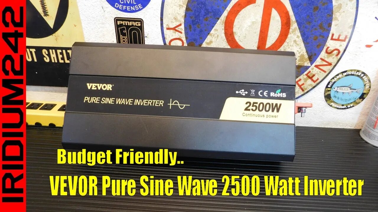 VEVOR Pure Sine Wave 2500 Watt Inverter - Affordable Solar Gear!