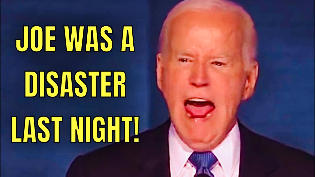 Biden was a SLURRING & UNHINGED MESS last night at his DNC Speech🤦‍♂️