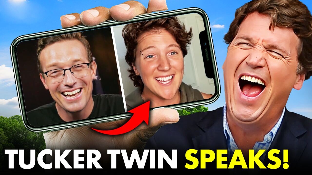 TikToker Who Looks EXACTLY Like Tucker Carlson Responds LIVE to Going VIRAL | This Is Hysterical 🤣