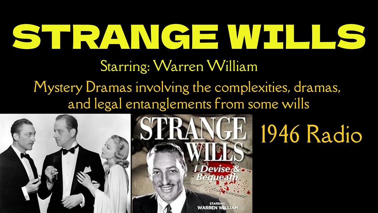 Strange Wills 46-01-15 (xx) Audition and Sales Presention