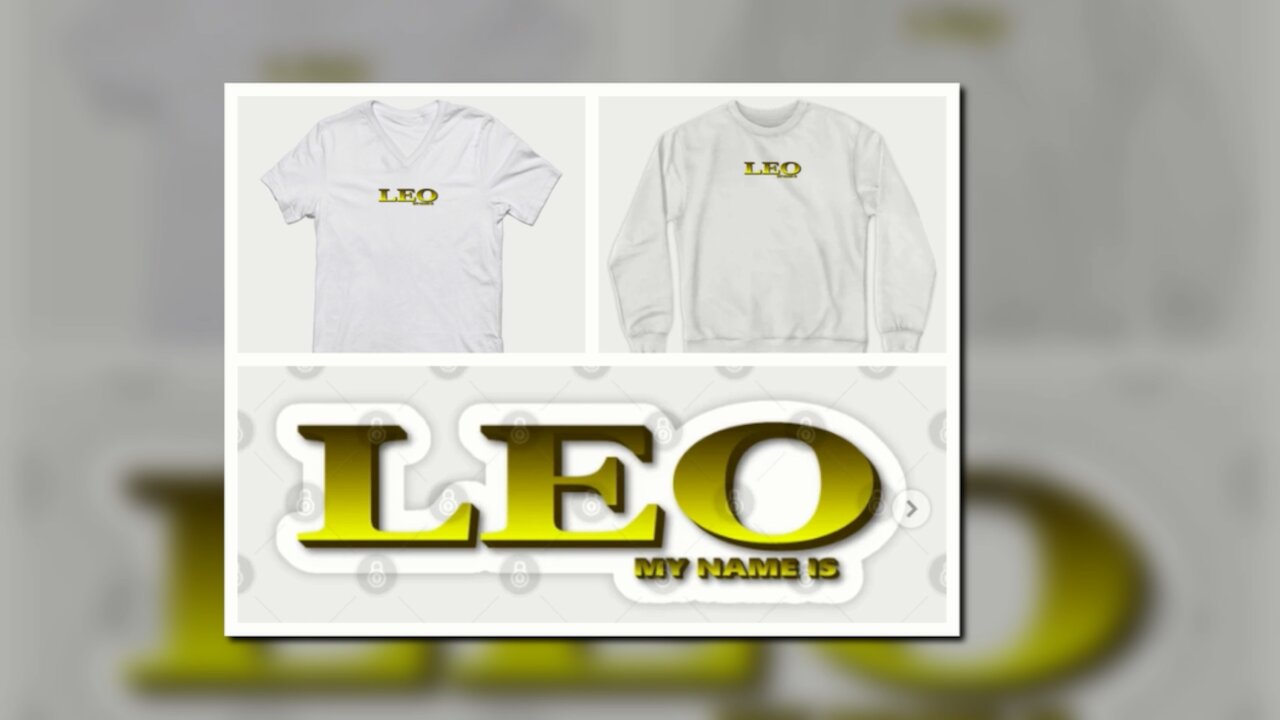 LEO. MY NAME IS LEO. SAMER BRASIL (TEEPUBLIC)