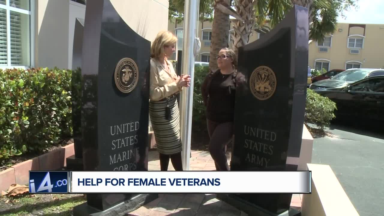 Female veteran helps other women find jobs, homes after service