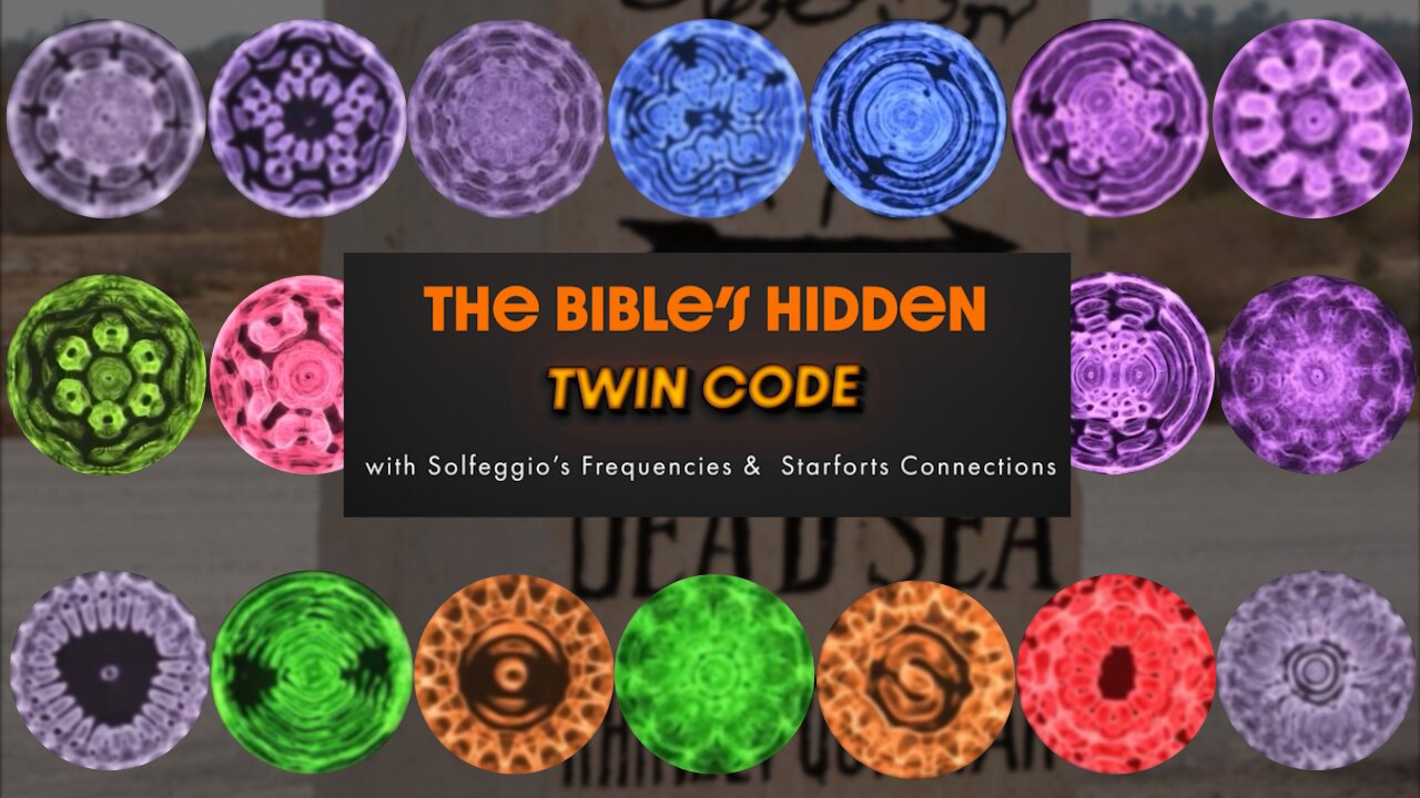 The bible's hidden twin code with time and Solfeggio's frequencies #cymatics #cymaticsfm