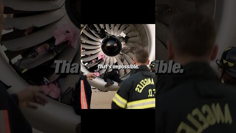 The guy got sucked into an airplane turbine, but he survived😱 #movie #series