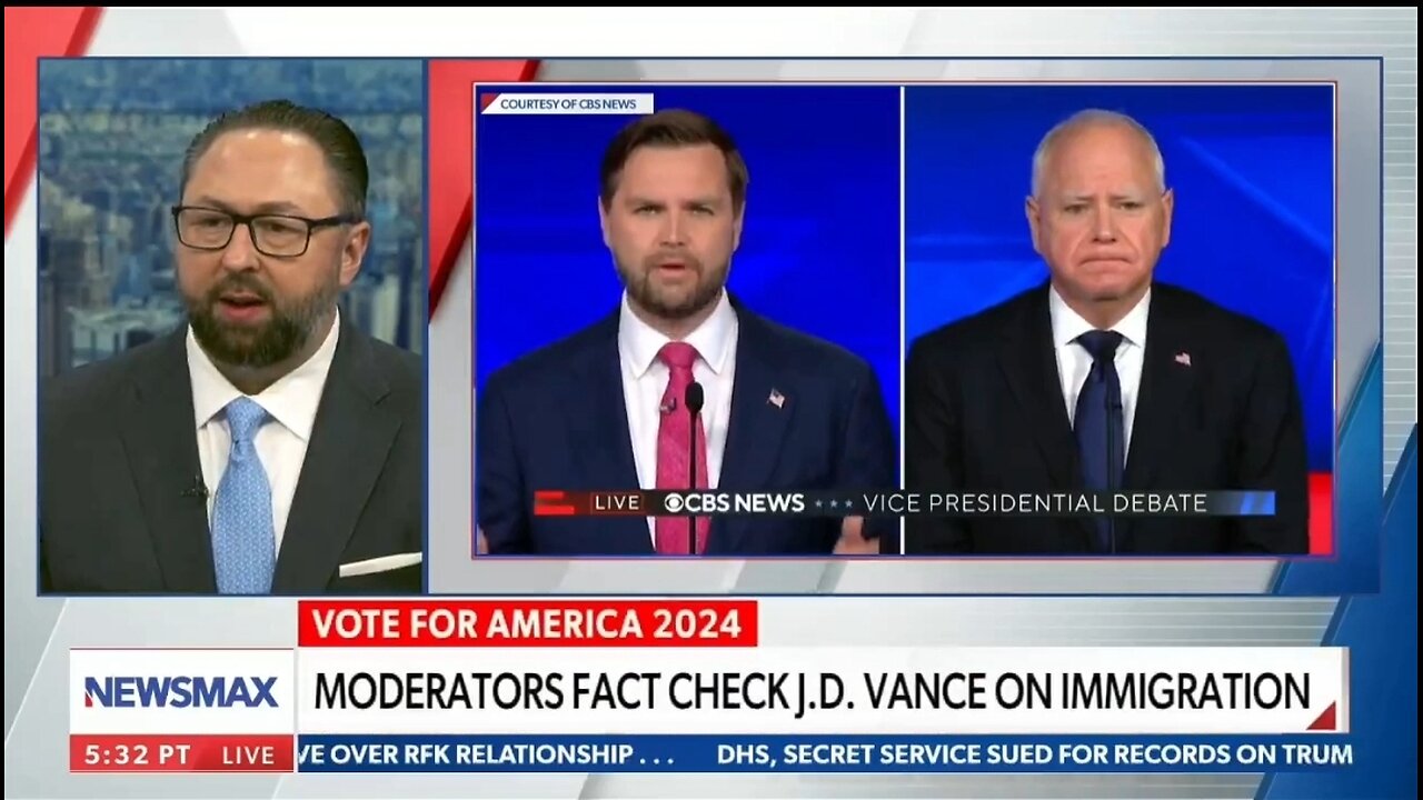 Trump Advisor Hits CBS Debate Moderators For Wrongly Fact Checking Vance