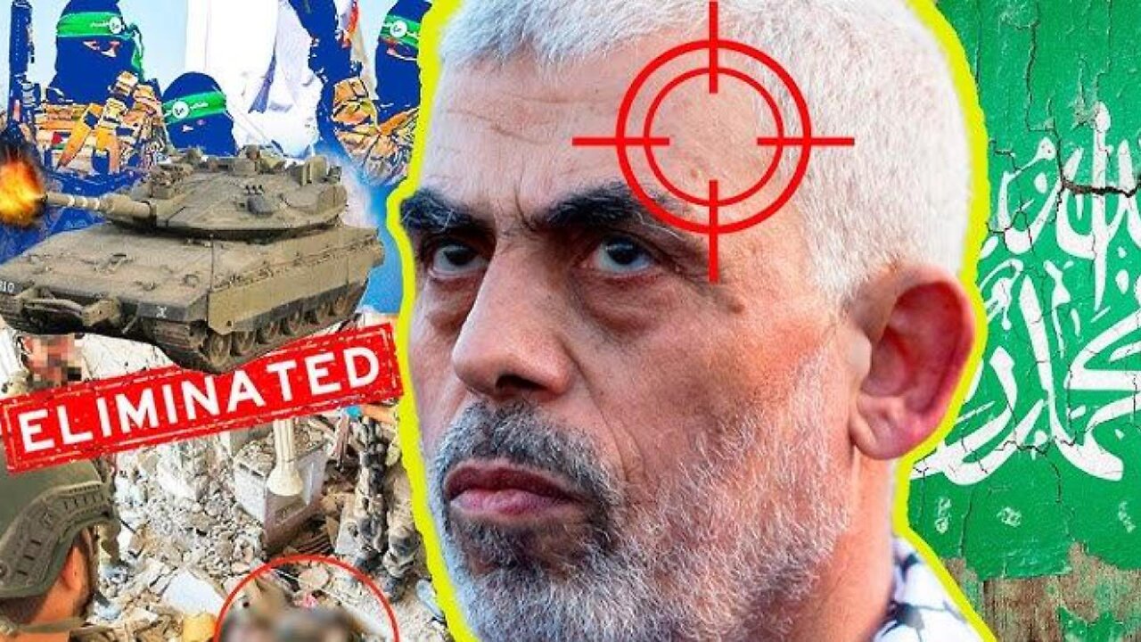 ISRAEL ELIMINATED YAHYA SINWAR (Hamas Leader) with TANK and SNIPER