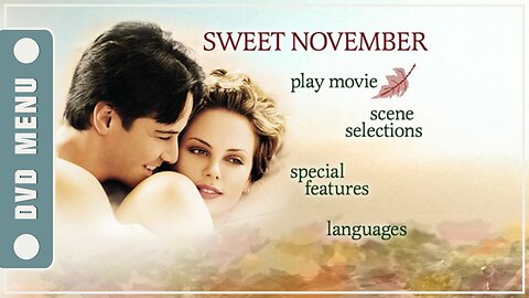 Sweet November - DVD Menu