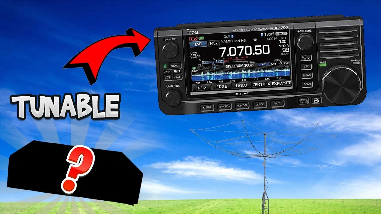 LDG Z100 Battery Powered Antenna Tuner for Icom IC-705 - EASY!