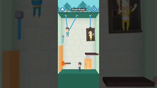 rescue cut rope puzzle 😎 #shorts