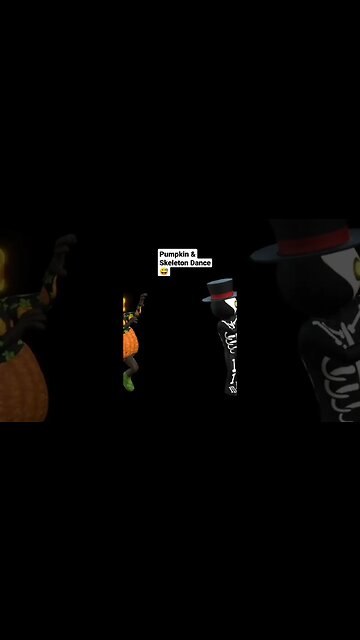pumpkin skeleton Dance Together - Funny video #funny #funnyvideo #fun #funnyshorts