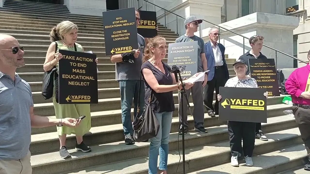 The Response to the NYCSchools report release on NYC Yeshivas yaffedorg Tweed Courthouse 7/12/23