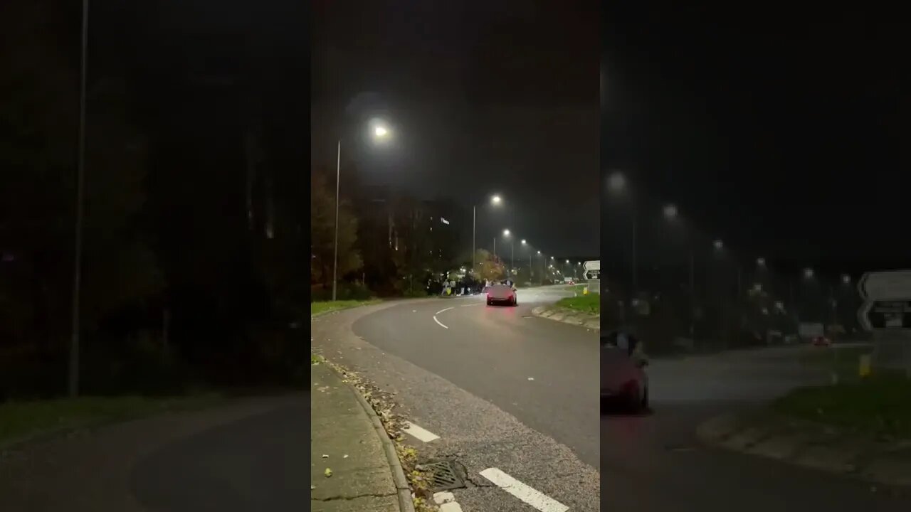 BMW 240 TAKING CORNER