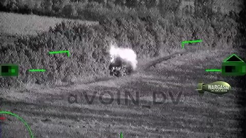 Three Ukrainian armored vehicles destroyed by attack helicopter