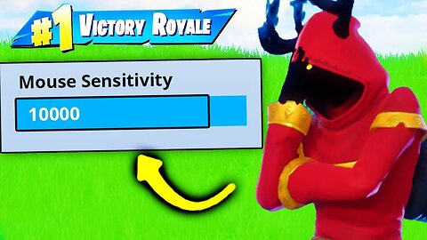 fortnite but 10000 sensitivity