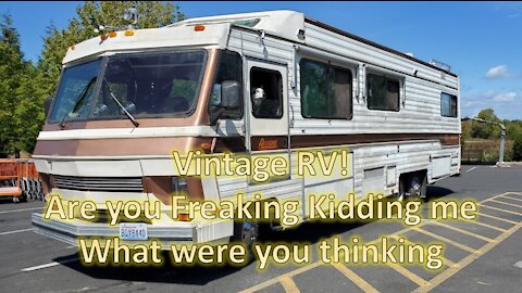 Vintage RV! Are you Freaking Kidding me? What now?