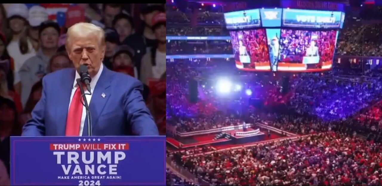 Corporate Media Slanders Trump Rally At Madison Square Garden