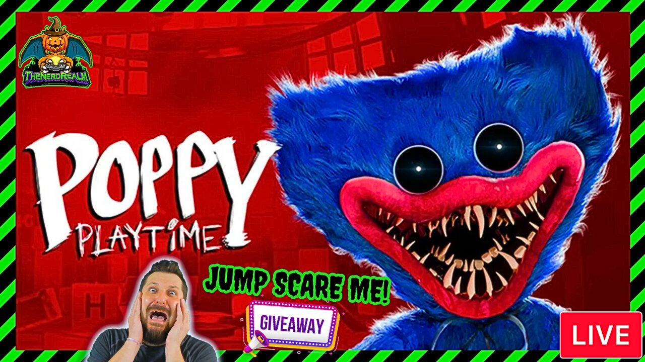 Poppy Playtime | Jump Scare Alerts On! | Giveaways | Scare Me & Win! | 1st Time Playing